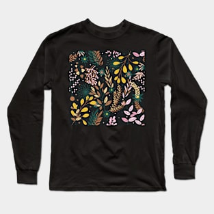 Forest Floral Print Long Sleeve T-Shirt